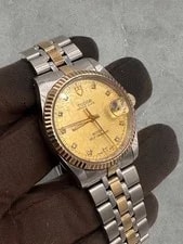Tudor Prince Date 18K Gold and 34MM Steel Ref. 74033 2