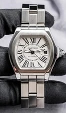Cartier Tank Solo Small Model ’ 31 Mm Silver Dial Red Leather W5200005 3