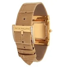 Patek Philippe Twenty-4 18k Rose Gold Quartz Diamond Pave 4910R-001 4