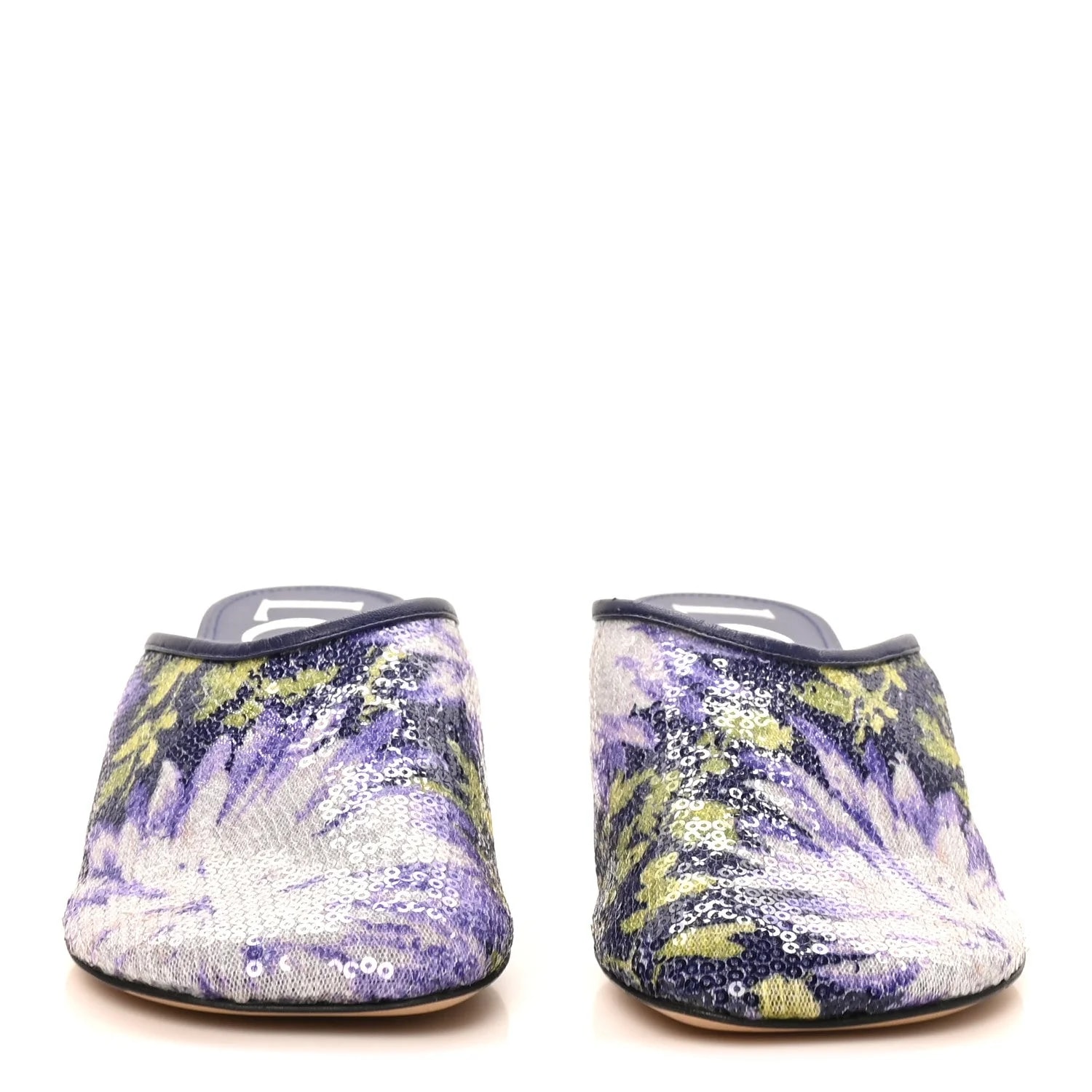 Sequins Floral Toy Mules 36 3