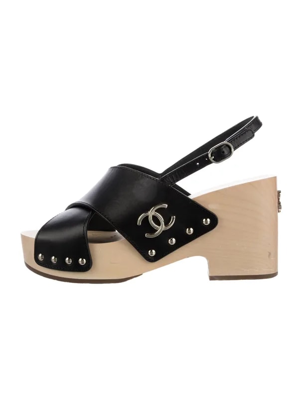 2025 Interlocking CC Logo Slingback 3