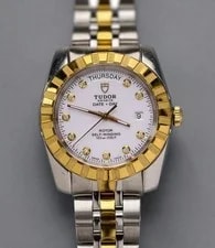Tudor — Tudor White Dial Classic 23013 41mm Automatic Gilding Scale — Watch — resale