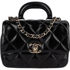 Chanel — Chanel Single Flap With Top Handle Crossbody Coco CC — Handbag — resale