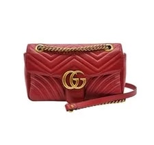 Gucci — Gucci Marmont Matelassé Chain GUB091607 151516829 — Handbag — resale