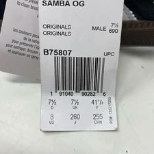 Adidas Samba OG / /Gum ’S 8 4