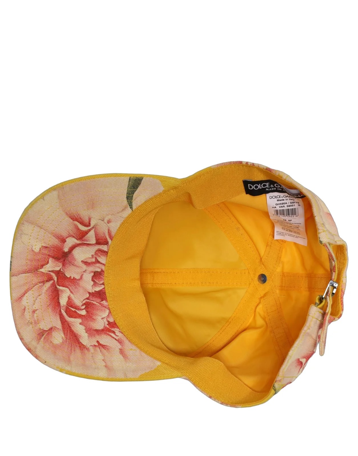 Dolce & Gabbana — Dolce & Gabbana Floral Baseball Capello Hat — Accessory — resale