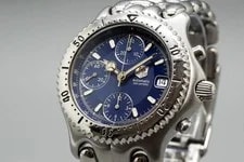 Tag Heuer — Near * TAG Heuer CG2111-R0 Link 200m Blue Dial Silver Automatic — Watch — resale
