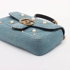 Auth Gucci GG Marmont Chain 3