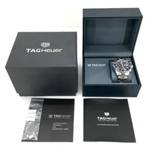 TAG Heuer Aquaracer Chronograph Silver Black S Automatic 500M 2