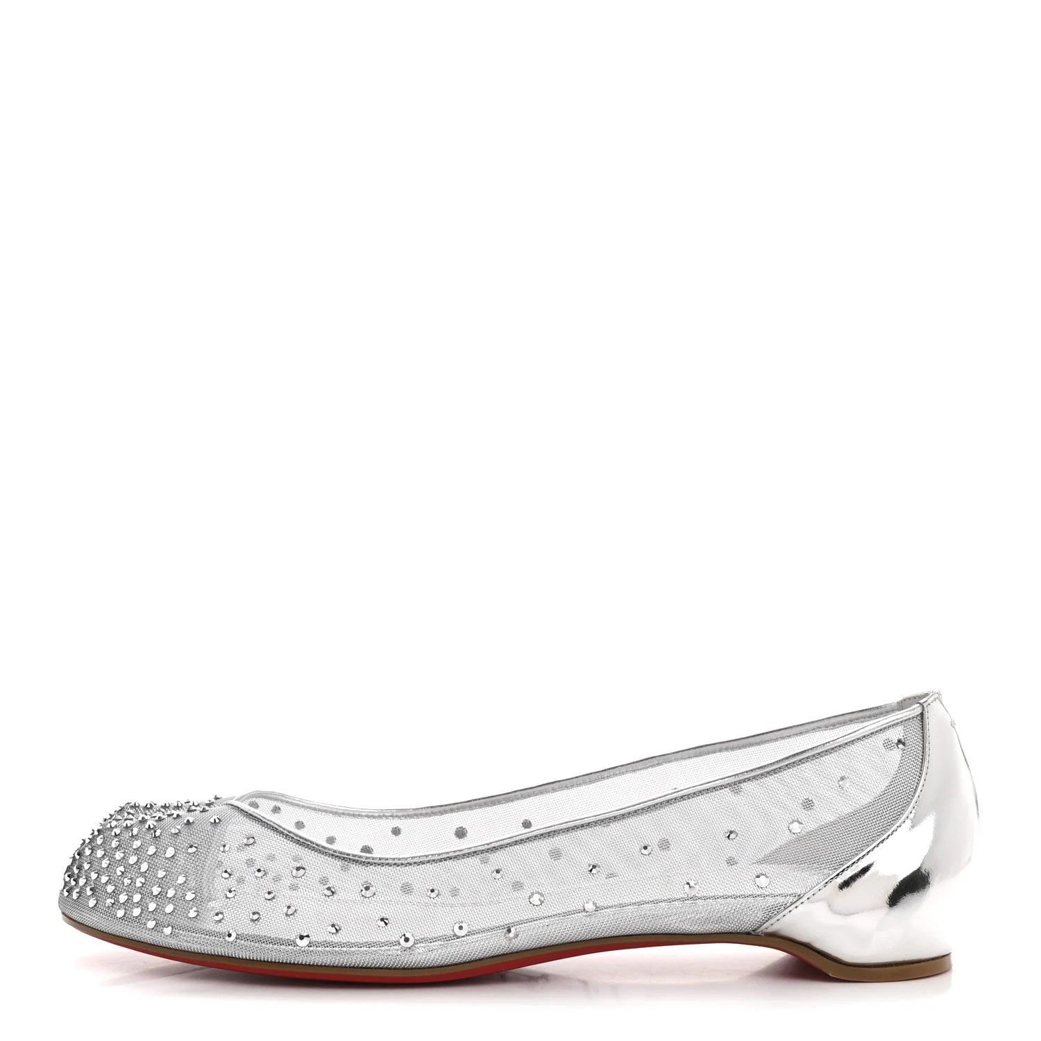 Christian Louboutin — X Maison Margiela Rete Glitter Specchio Marlougiela Strass Tabi 40 — Designer Shoe — resale