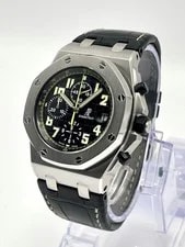 Audemars Piguet 42mm Royal Oak Offshore 26086ST Black Dial Limited Edition 3