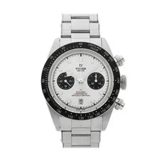 Tudor — Tudor Black Bay Chronograph Steel Auto 41mm White Dial 79360N — Watch — resale