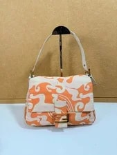 Fendi — Fendi Baguette Swirl Fabric — Handbag — resale