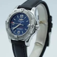 Breitling Colt Oceane A77380 1 1/4in Steel With Leather Band 4