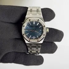 Audemars Piguet Royal Oak 37mm Blue Dial Ref ST.ZZ.1356ST.02 2