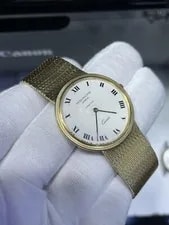 Patek Philippe Calatrava 3744/1, 18k Gold, Quartz Movement 33mm 2