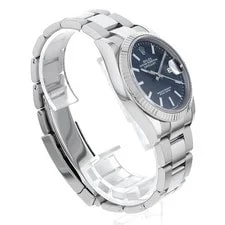 Rolex Datejust 36 126234 Blue Fluted Motif Bar 3 Rows Oyster Bracelet Random... 3