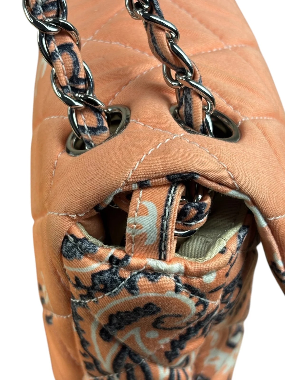 Chanel Paisley Bandana Print Flap 4