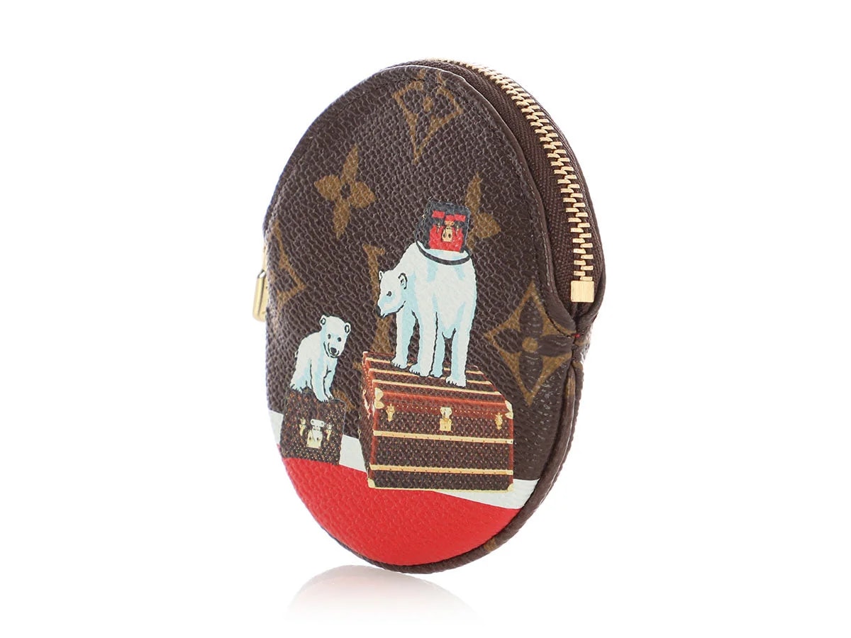 Louis Vuitton 2017 Christmas Animation Round Coin 2