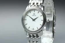 1998 Near Omega de Ville Prestige 27mm 595.1150 Quartz White 4