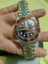 2025 Tudor Black Bay 58 Burgundy Jubilee 39mm 5-Link Red M7939A1A0RU-0001 3