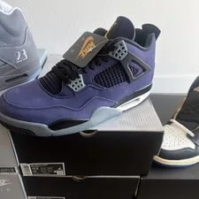 Jordan — Size 12.5 - Air Jordan 4 Retro Lakers — Sneaker — resale