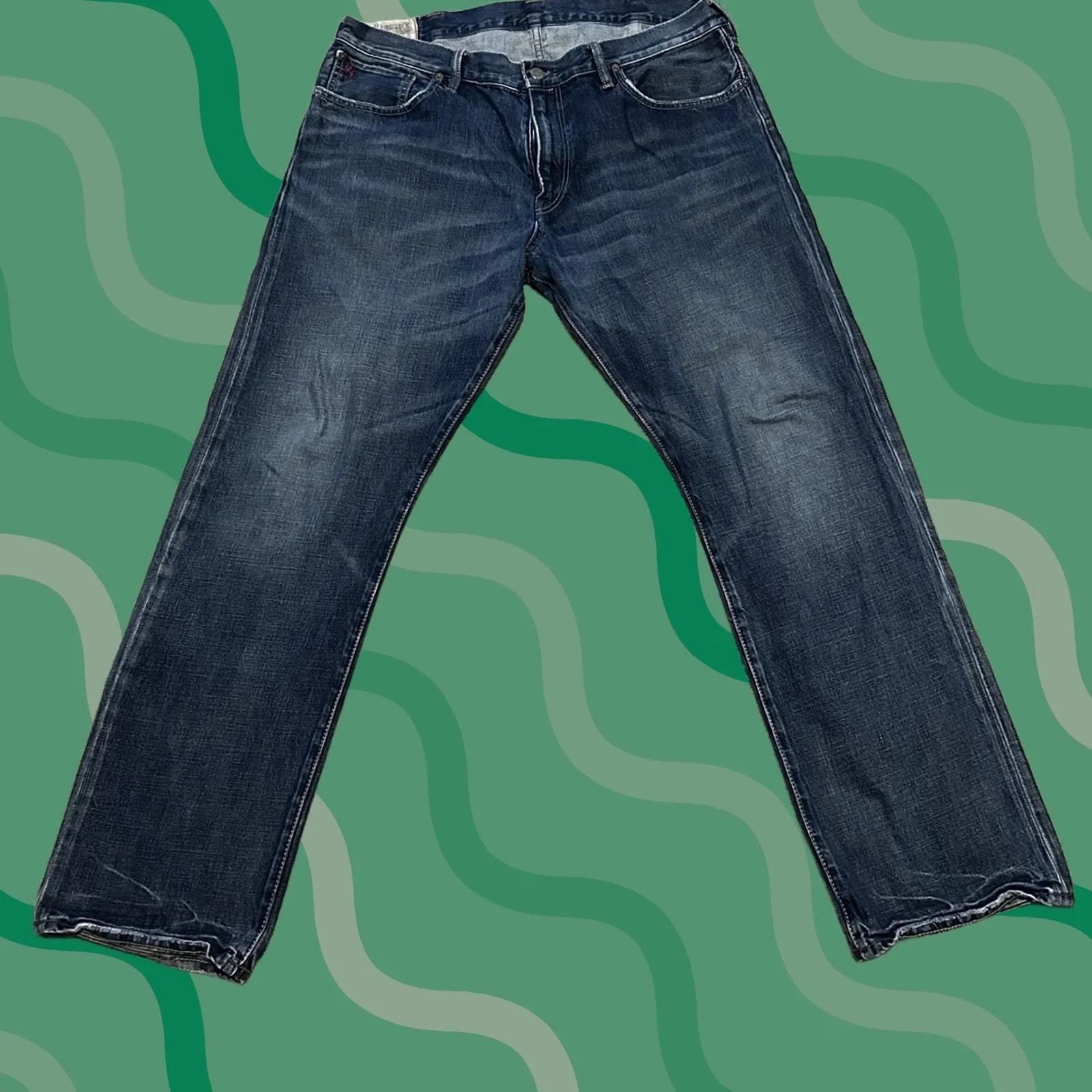 Polo Ralph Lauren — Polo Ralph Lauren Jeans 867 Straight 38x32 Classic Fit 5-Pocket Regular Size 38 Inseam 32 Light Wash — streetwear — resale