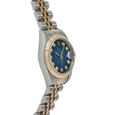 Rolex Datejust 10P Diamond RefNo=79173G Blue Gradient / Diamond Dial #W1584 3