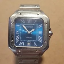 Cartier — Cartier Santos de Automatic Large Blue Dial WSSA0030 — Watch — resale
