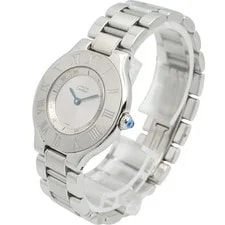 Cartier Must 21 LM Stainless Steel Silver W10110T2 Authentic From Japan 2