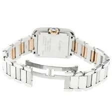 Cartier Tank Anglaze SM W5310036 PG2 Tone Silver Dial Quartz Watch_943418 3