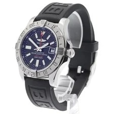 Breitling Avenger II GMT A32390 43mm SS Black #C6112 2