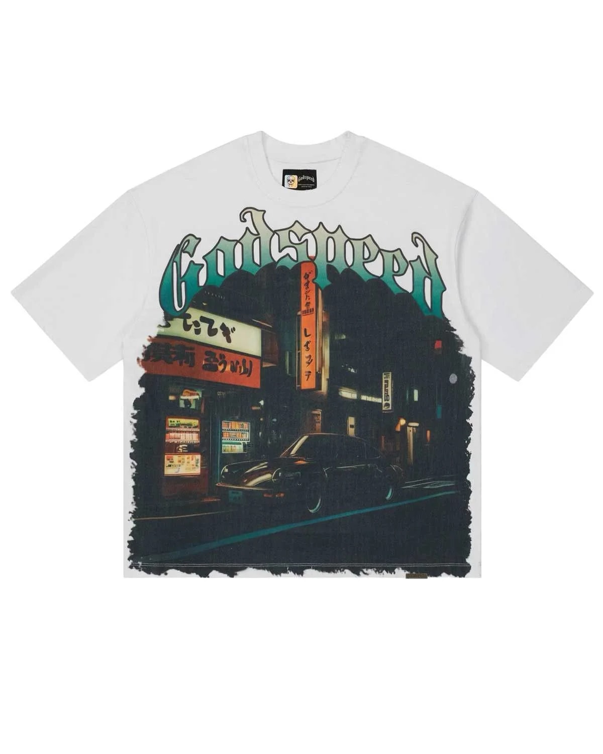 Tokyo Pitstop Tee White — streetwear — resale