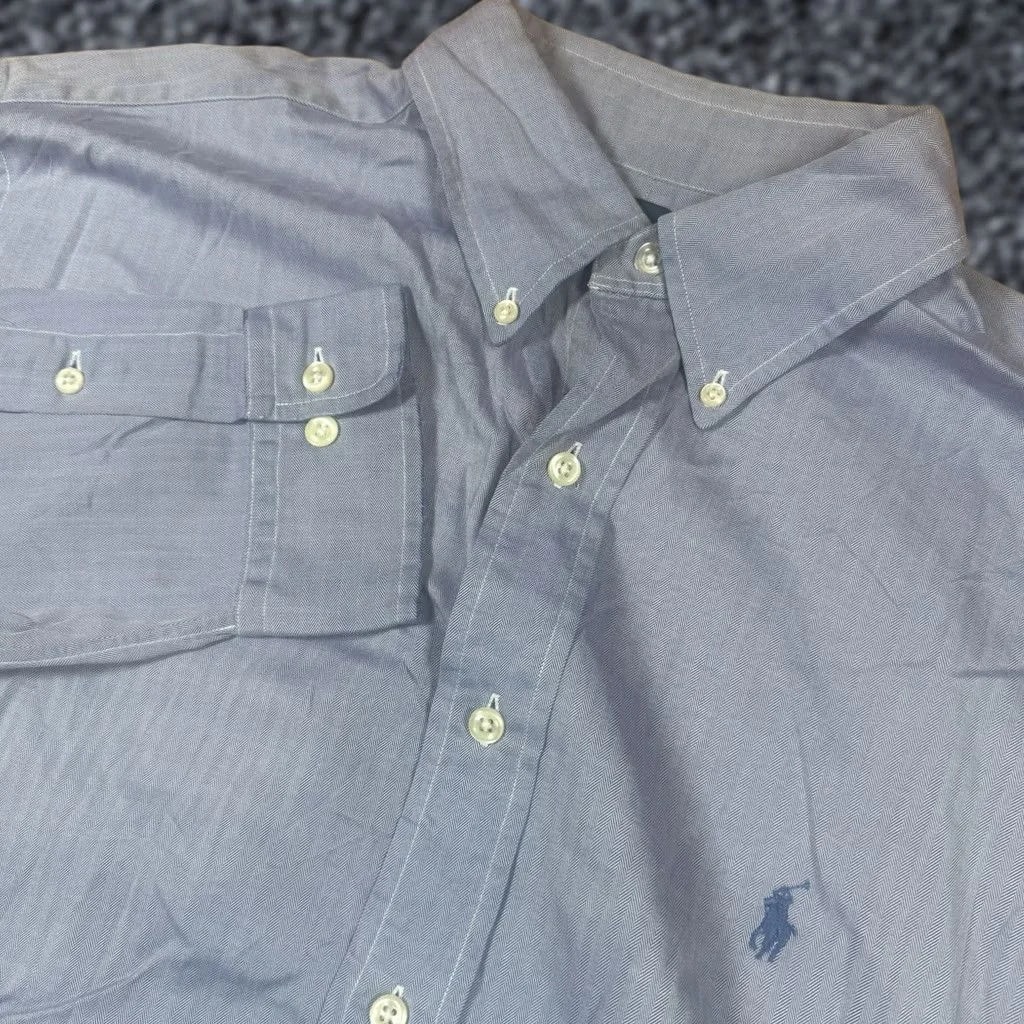Polo Ralph Lauren — Polo Ralph Lauren Button-Up Shirt L Long Sleeve 16 34/35 Large Regular — streetwear — resale