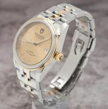 Tudor Glamour Date Ref. 55003 Champagne Dial Gold and Stainless 36mm 3
