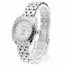 Tudor 22010 Automatic Date Diamond Bezel From Japan 3