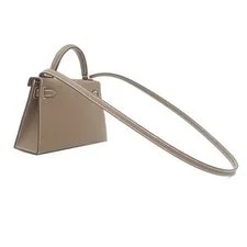 Hermes 2WAY Kelly 25 Outer Stitch Kle Metal Bran 2