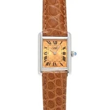 Cartier — Cartier Tank W1017654 ( 2416) 29.5mm Silver Orange #WW2736 — Watch — resale