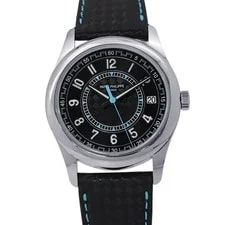 Patek Philippe — Patek Philippe Calatrava 40mm K18WG/Leather Black Dial 6007G-011 — Watch — resale