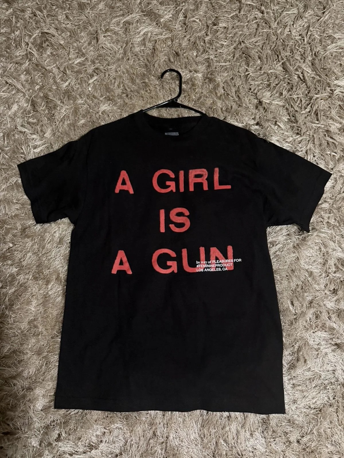 Pleasures — Pleasures Girl Is A Gun T Shirt — streetwear — resale