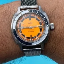 Vetta Diver Sub Automatic Baby Panerai 40mm Orange Dial 2