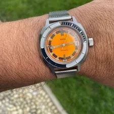 Vetta Diver Sub Automatic Baby Panerai 40mm Orange Dial 3