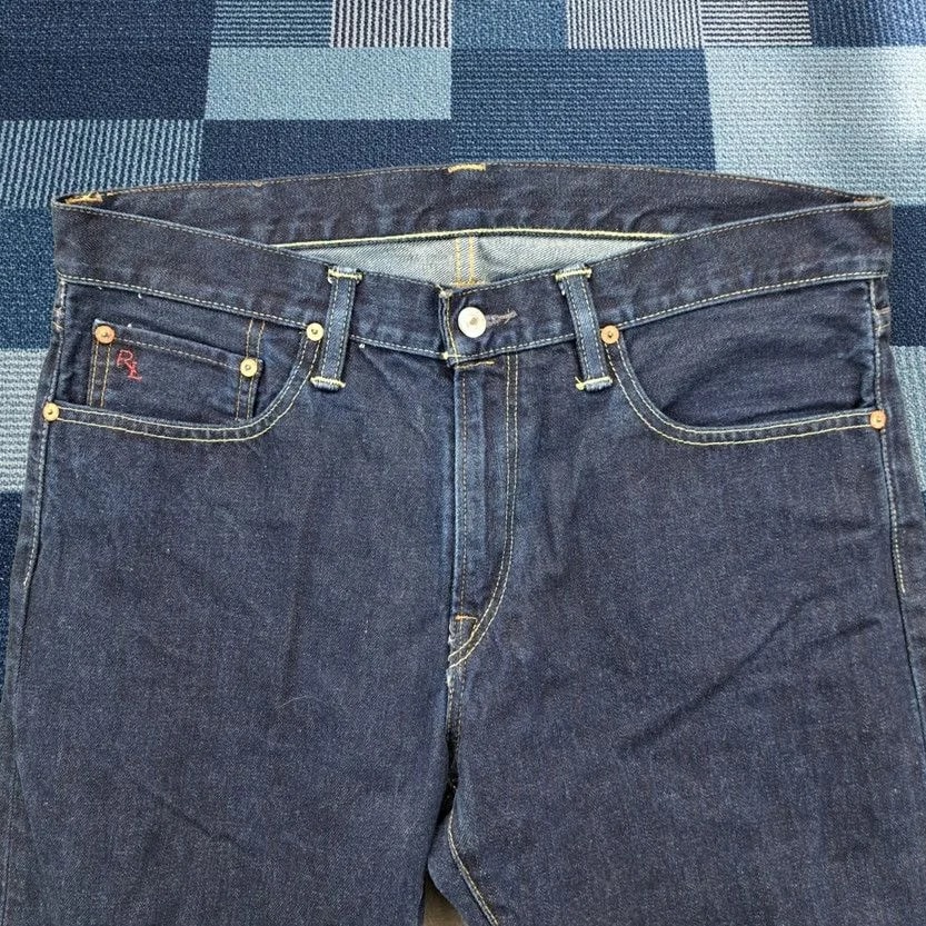 Polo Ralph Lauren — Polo Ralph Lauren Jeans Slim Dark Wash 34x30 Straight 35 Inseam 5-Pocket Logo Cotton Button Zipper Weekday Casual — streetwear — resale
