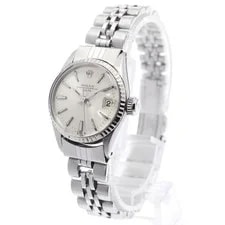 Rolex — Rolex Oyster Perpetual 6517 25mm SS Silver #C7095 — Watch — resale