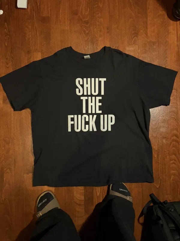 Supreme — Supreme X Number Nine “ Shut THE F**k UP” T-shirt — streetwear — resale