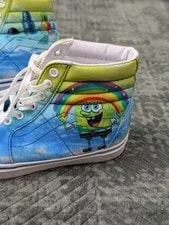 Vans X SpongeBob Sk8-Hi Shoes Imagination Limited Edition 8.5 10 2