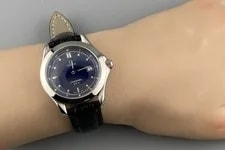 Omega Seamaster 120m Cal.1438 196.1501 Navy Blue Quartz Japan 2