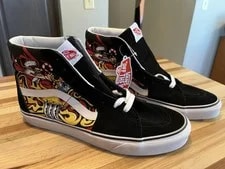 Vans — NEW Vans Sk8-Hi Santa Skate Shoes 10 — Sneaker — resale