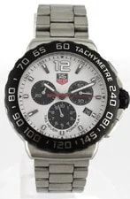 TAG Heuer Formula 1 CAU1111.BA0858 White Quartz Chronograph Steel 2