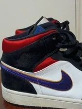 852542-005 Nike Air Jordan 1 Mid Lakers Top 3 3